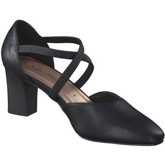 Via della Rosa Spangenpumps in schwarz