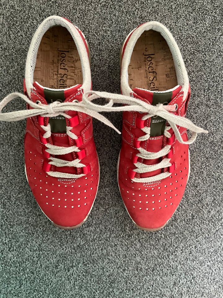 Josef Seibel Sneaker Ricky in rot-kombi günstig kaufen 38