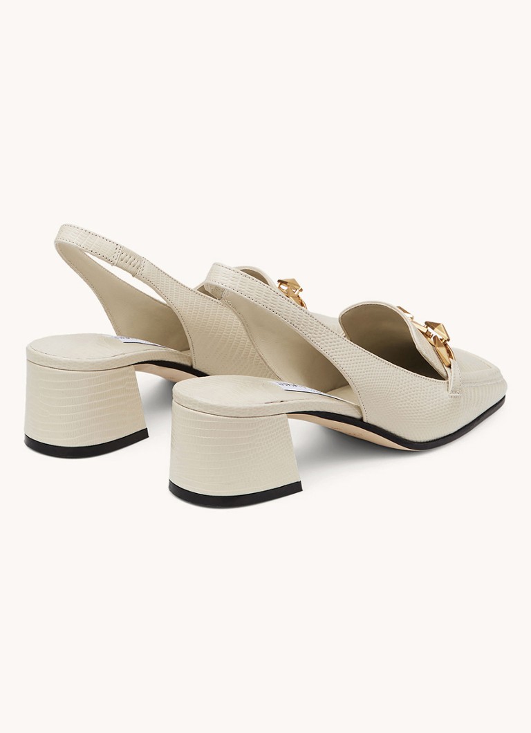 Jimmy Choo Diamond Tilda 45 -vasikannahkaslingback-kengät