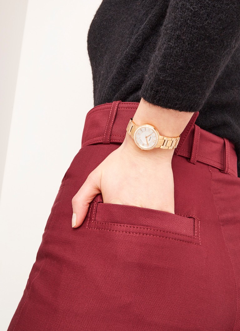Fossil  Virginia horloge ES3284
