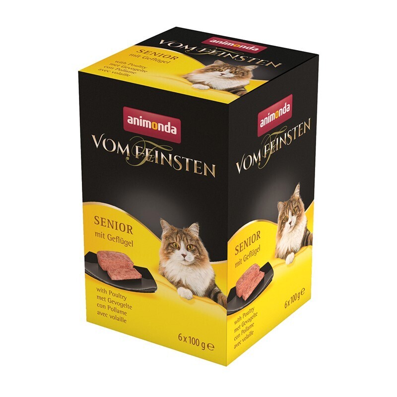 Animonda Nassfutter Animonda Vom Feinsten Senior mit Geflügel 6x100g