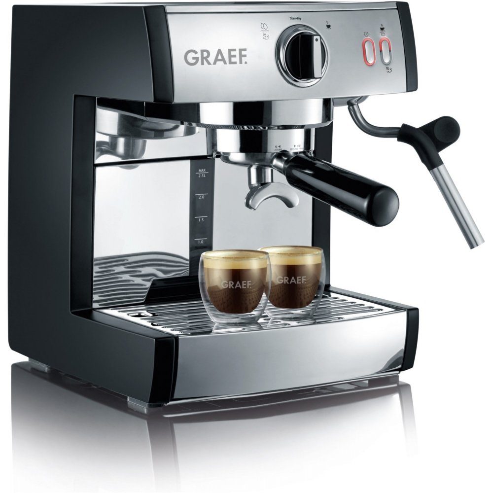 Graef Siebträgermaschine Pivalla ES 702 - Espressomaschine & Siebträger - edelstahl/schwarz