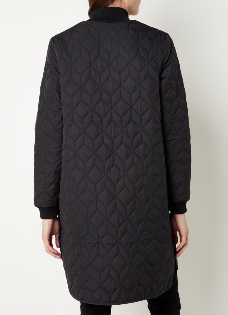 Ilse Jacobsen Quilted Bomber Jacket with Quilt Pattern