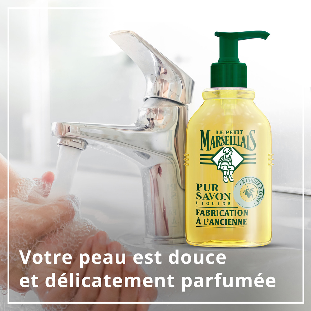 le petit marseillais Pur Savon Liquide à l'Huile d’Olive, 300ml Savon