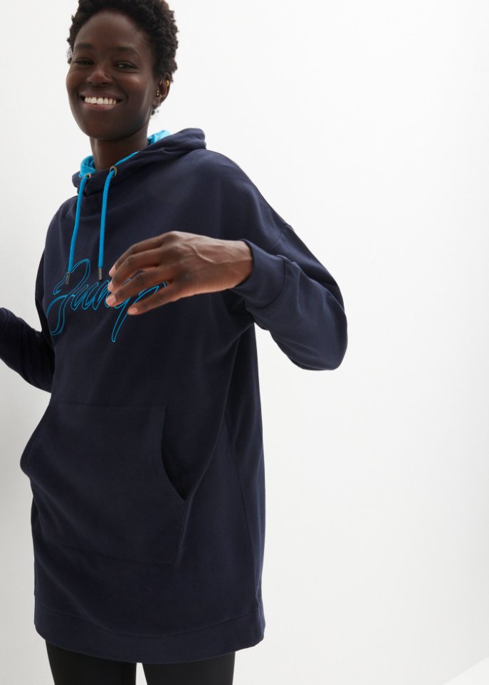 Oversize Sweatshirt mit Kängurutasche