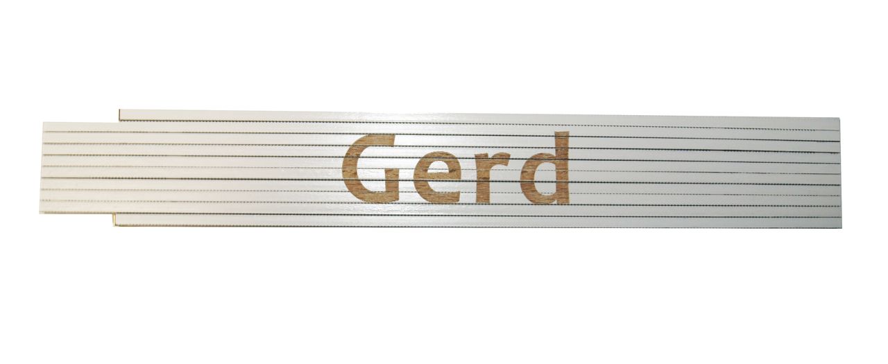 Heka Werkzeuge GmbH Meterstab weiß Gerd