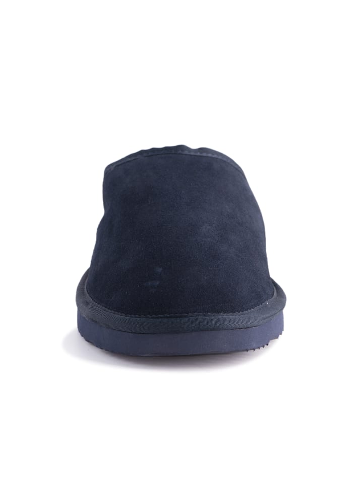 Aus Wooli Slipper Manly in Navy günstig kaufen 40/41