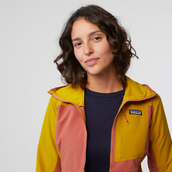W' S R1 CROSSSTRATA HOODY Damen - Softshelljacke