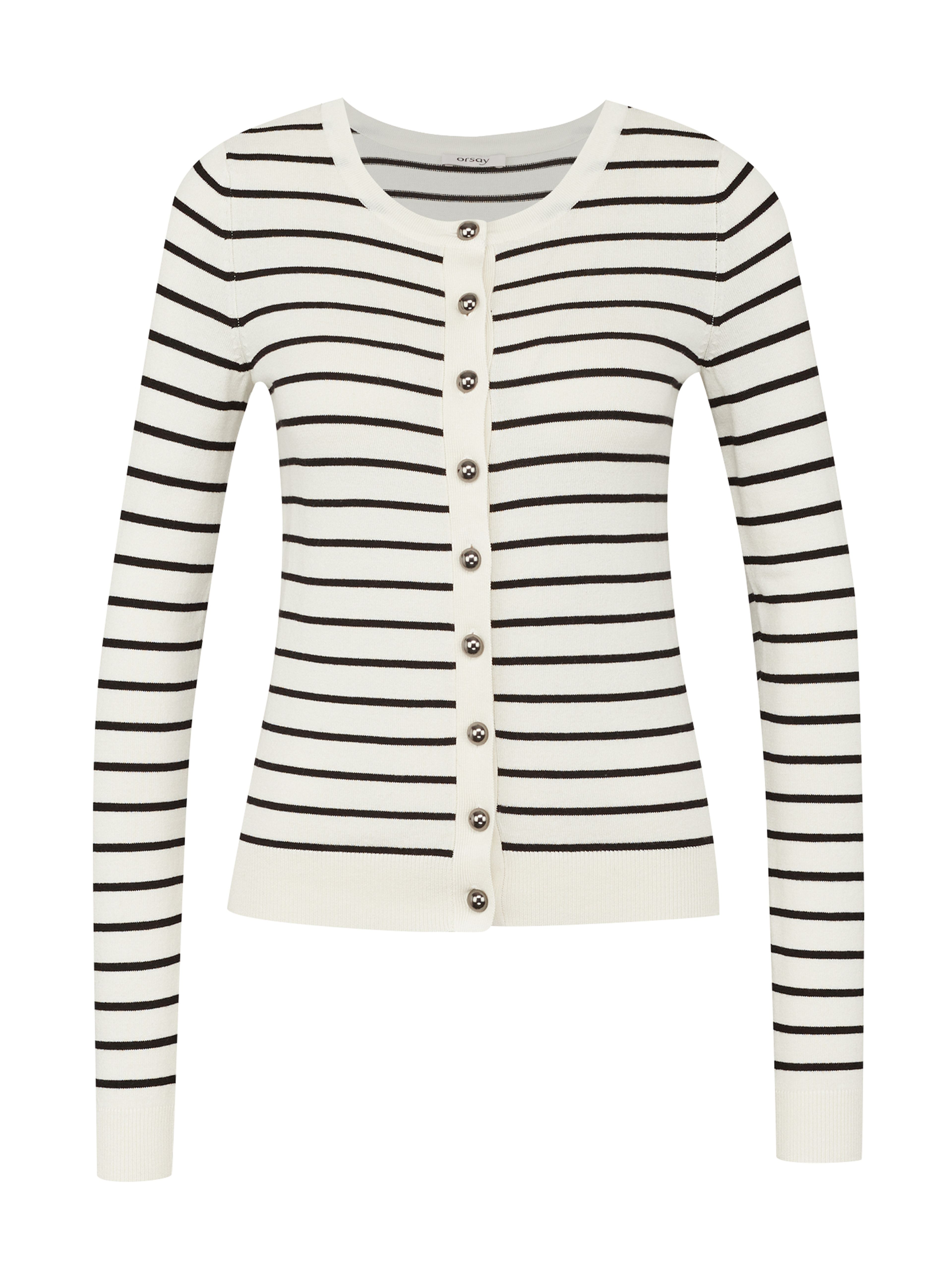 Cremefarbene Damen-Strickjacke ORSAY