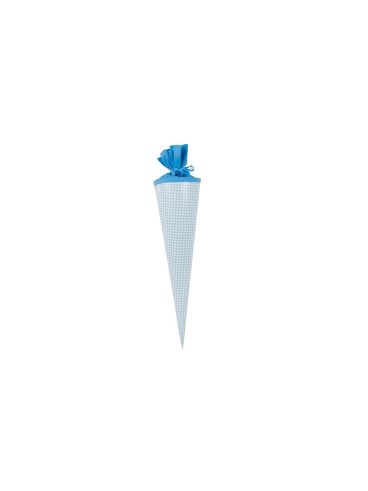 Goldbuch Schultüte Karo in blau günstig kaufen 70 cm
