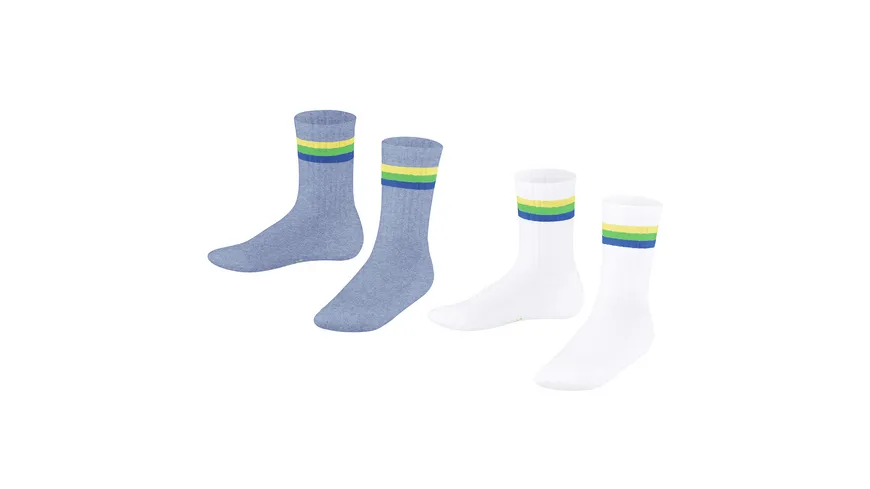ESPRIT Kinder Tennissocken Stripe 2er Pack blue