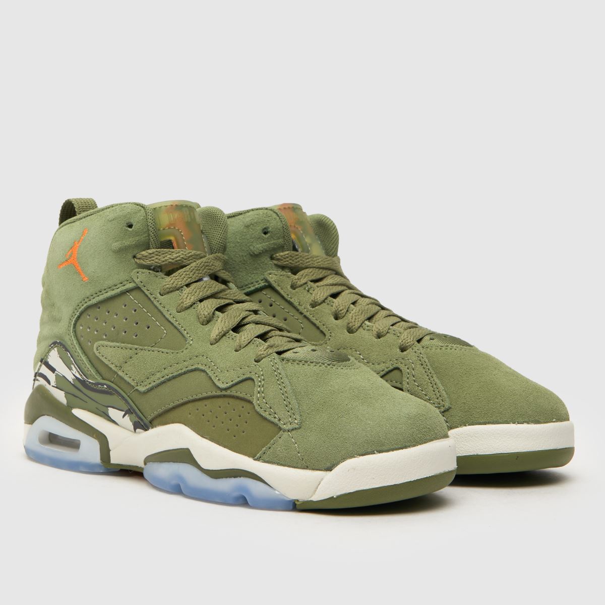 Nike Jordan khaki jumpman 3 peat pojkar ungdomsskor