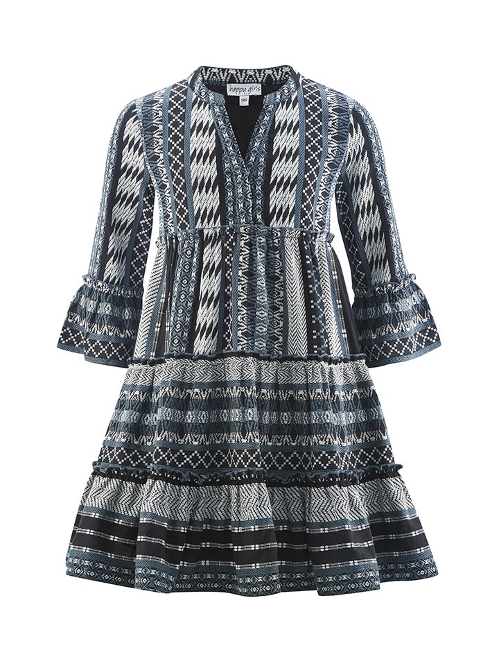 happy girls by Eisend Kleid in Dunkelblau/ Weiß günstig kaufen