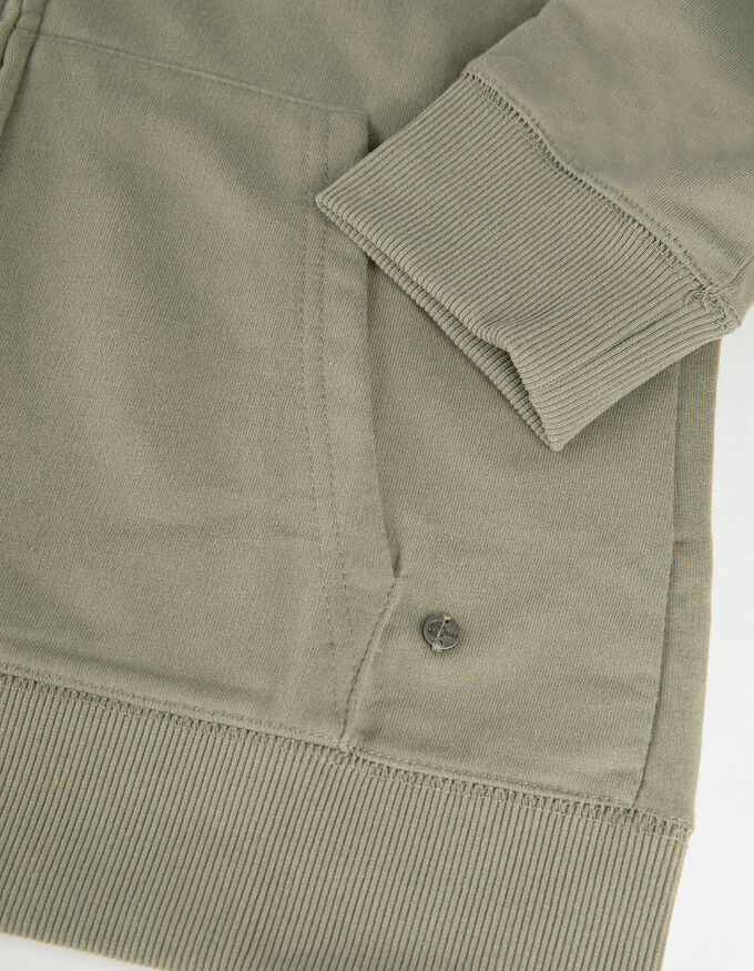 Sweatjacke - Kapuze mit Tunnelzug