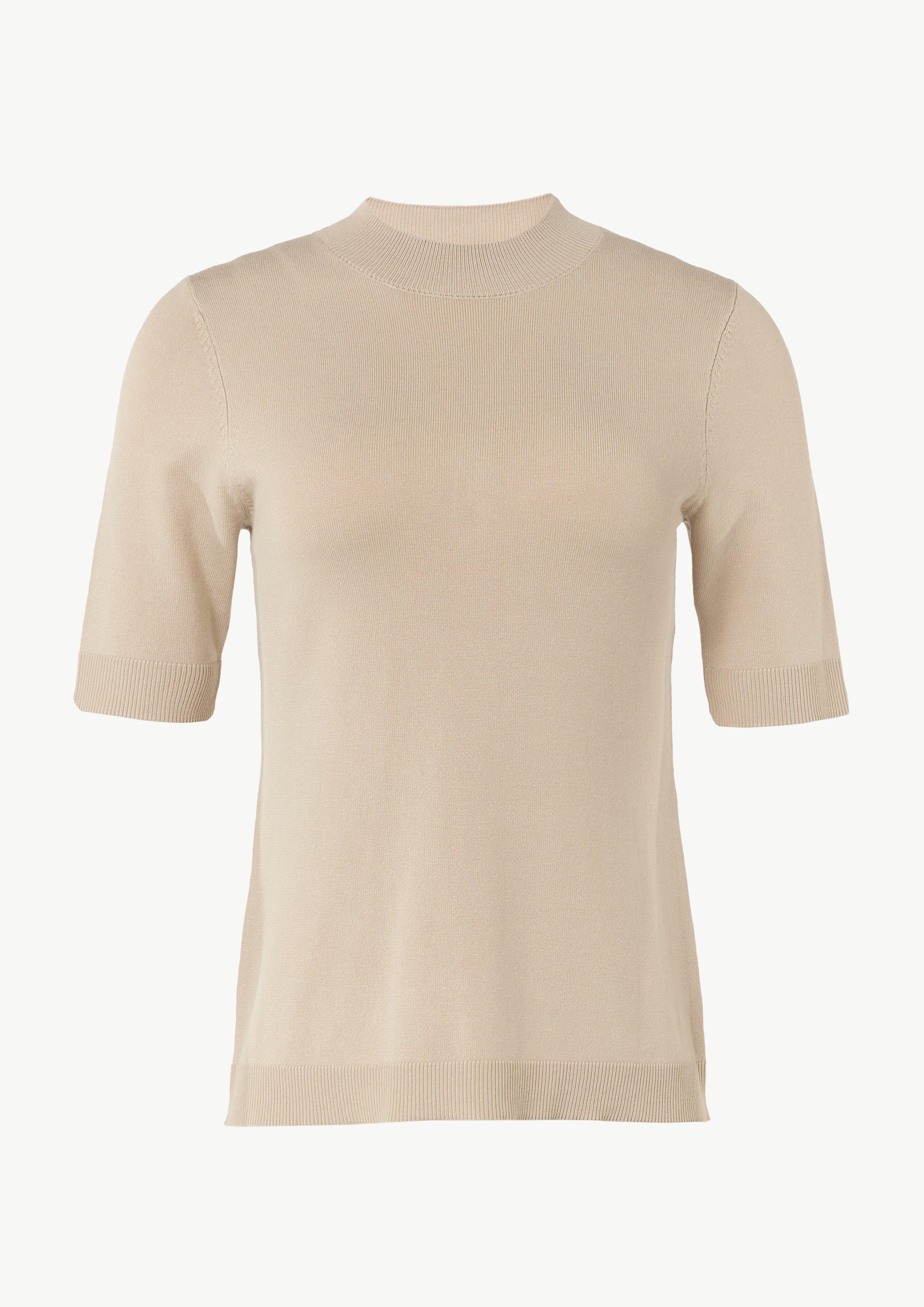 Strickpullover im Slim Fit - beige