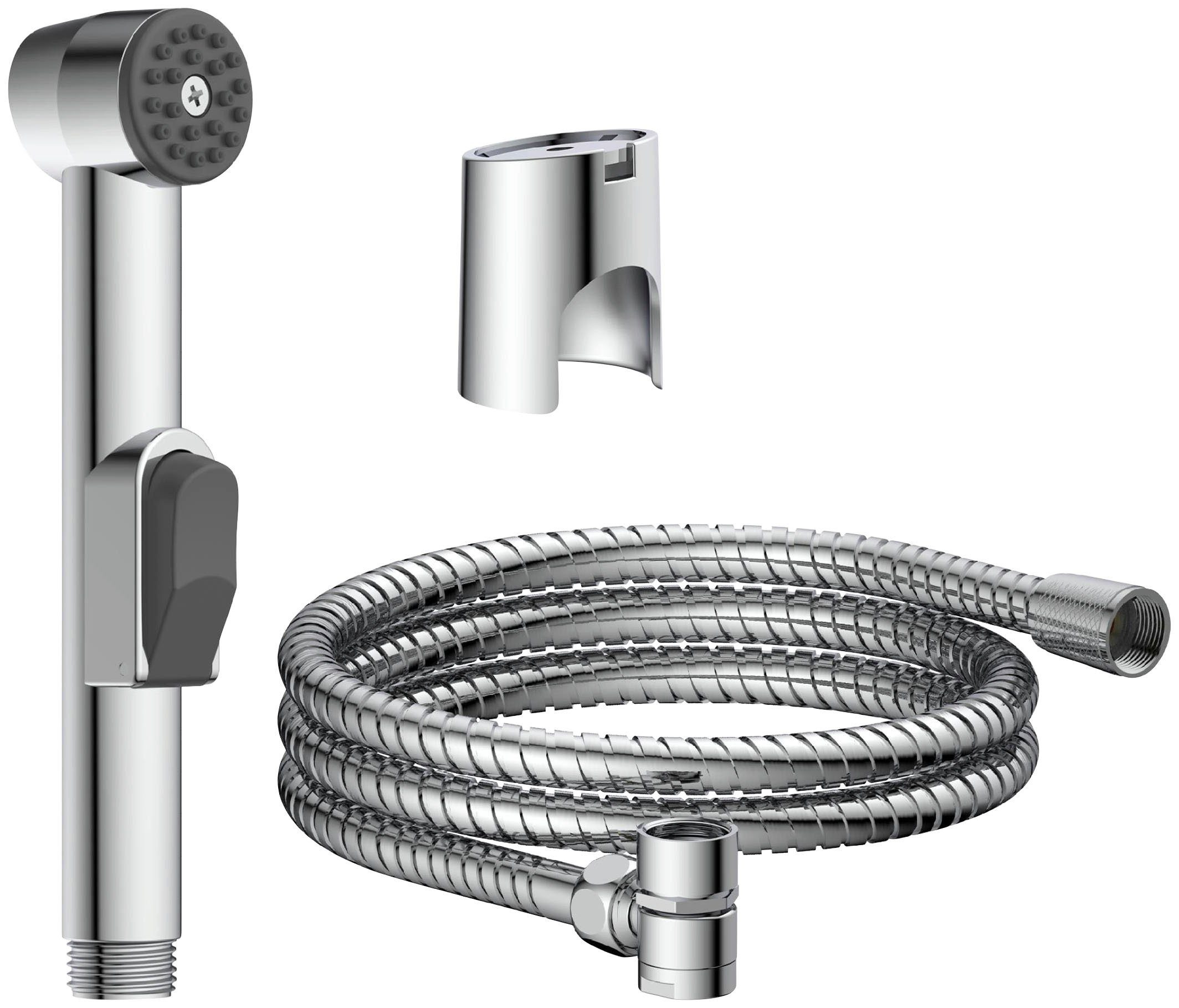Schütte Waschbeckendusche, (Set, 3-tlg), Waschbeckenhandbrause mit Wandhalterung+Schlauch (150cm) und Adapter