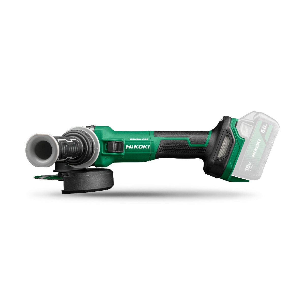Meuleuse d'angle sans fil HiKOKI G1813DVEW4Z - 18 V / 125 mm - Chargeur et batteries non inclus