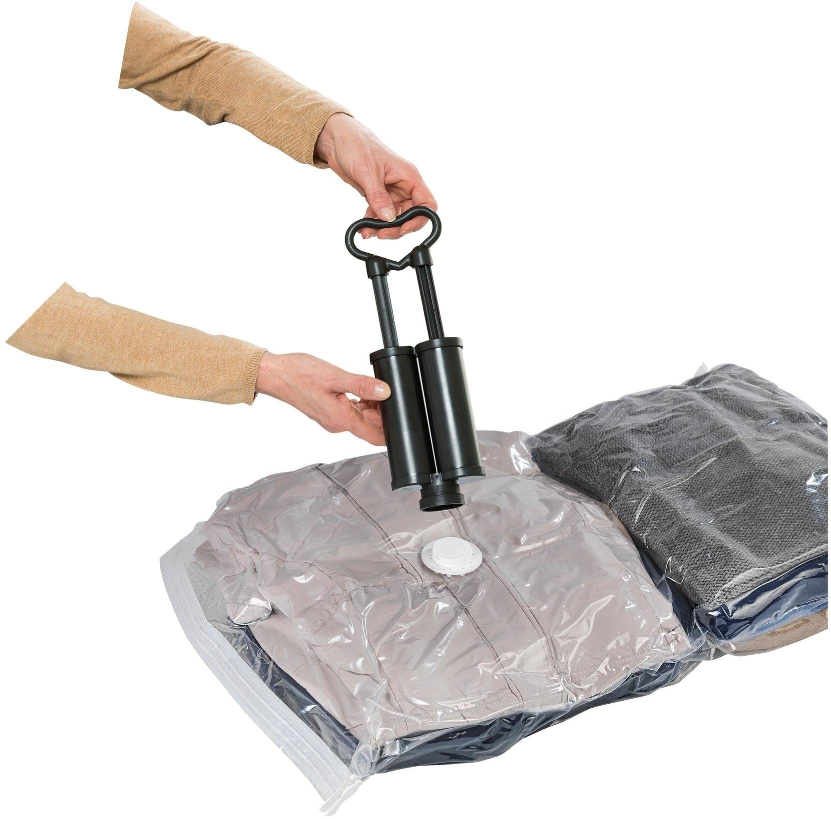 WENKO Vakuumierbeutel Reise-Set, mit Pumpe
