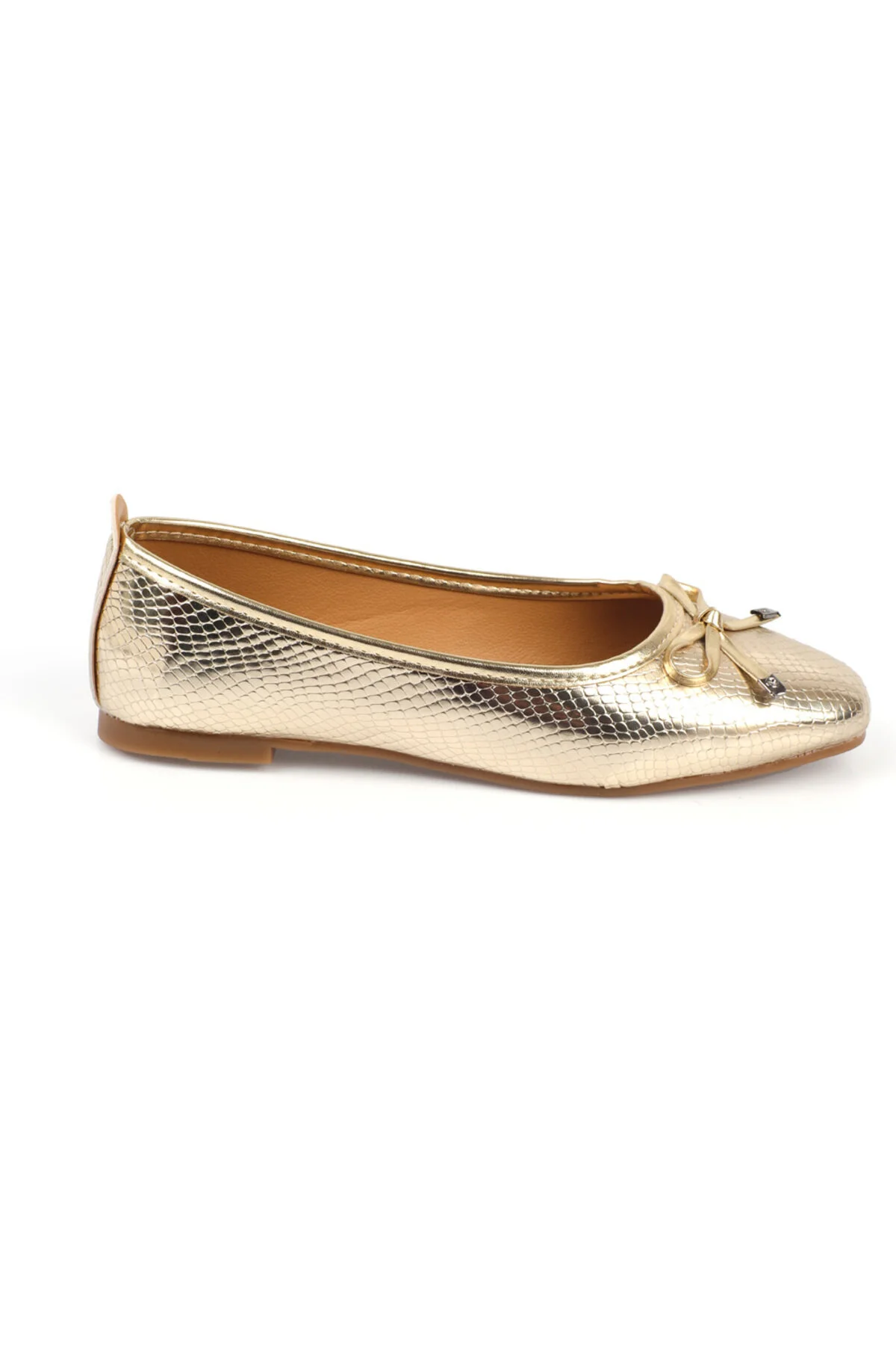 Capone Outfitters  Hana Trend Bow Gold Damen-Ballerinas