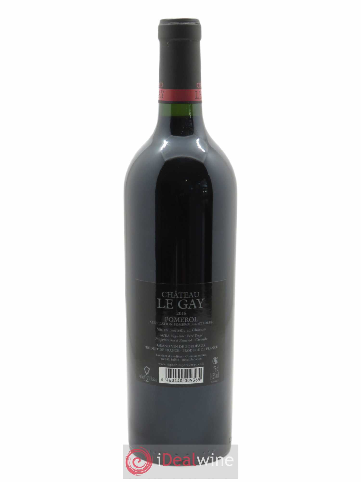 Château Le Gay (CBO à partir de 12 bts) 2015 - Lot de 1 Bouteille
