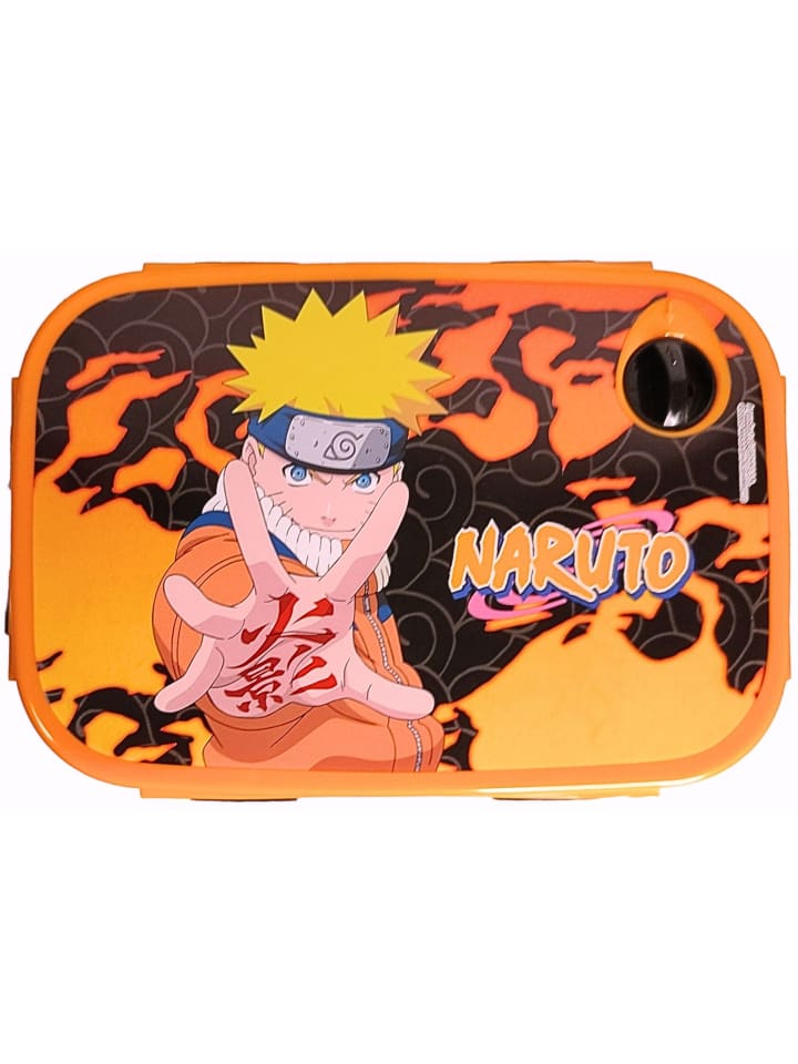 Naruto 2er Set: Brotdose   Alu-Trinkflasche Naruto Shippuden in Schwarz günstig kaufen 5,5