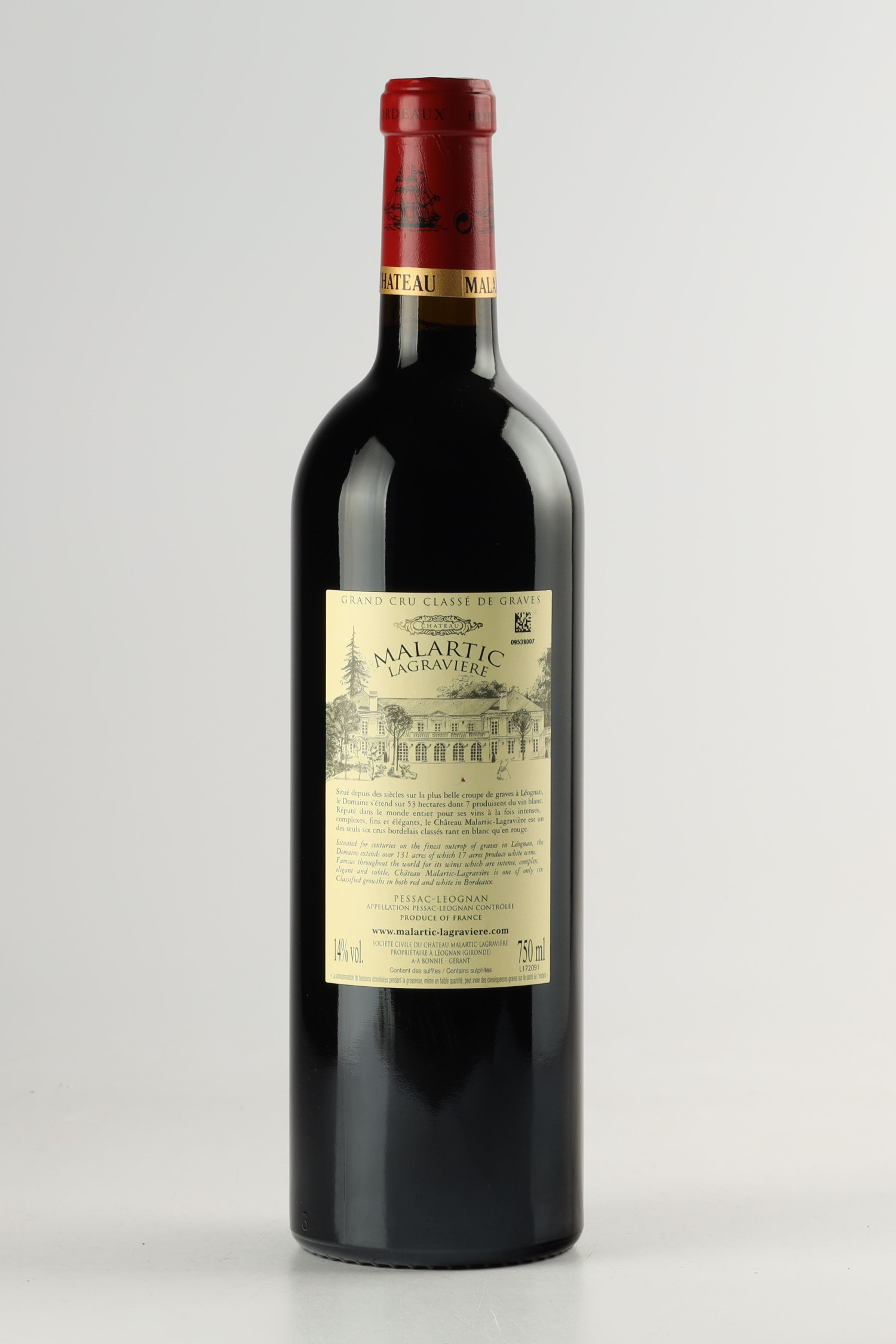 Château Malartic Lagraviere 2009, Pessac Leognan