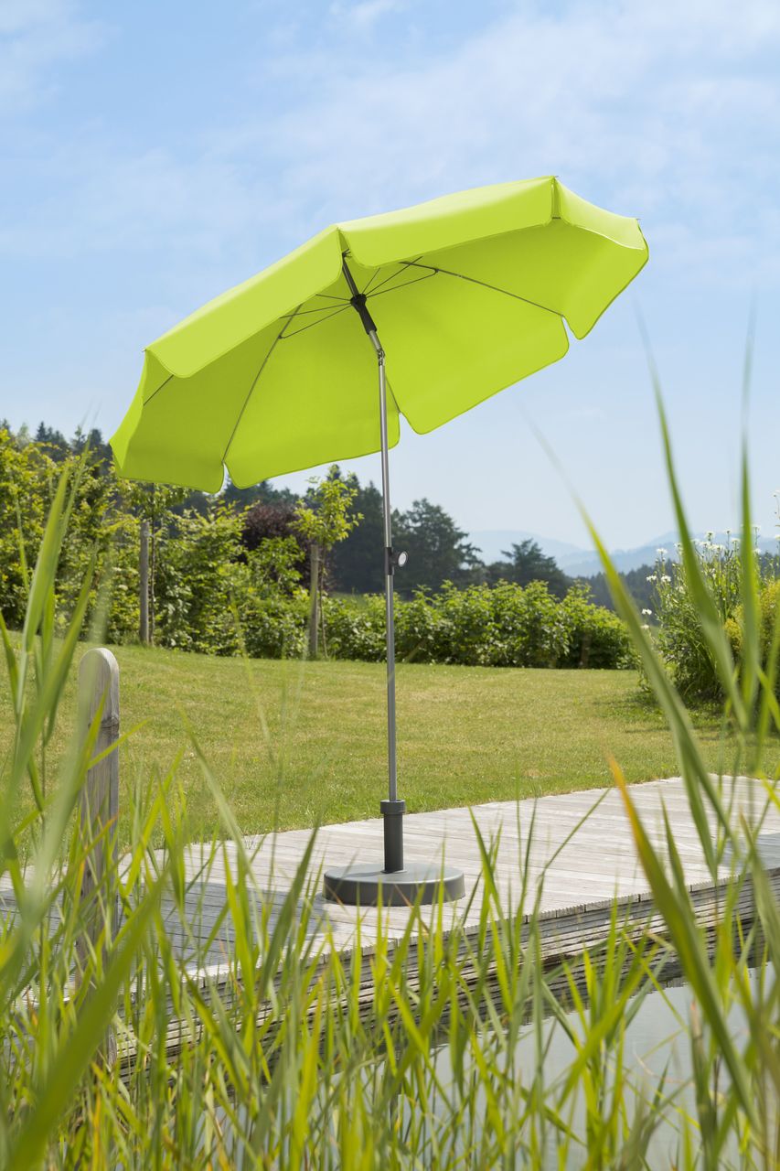 Schneider Schirme Schneider Sonnenschirm LOCARNO, ca. 200 cm Ø, apfelgrün