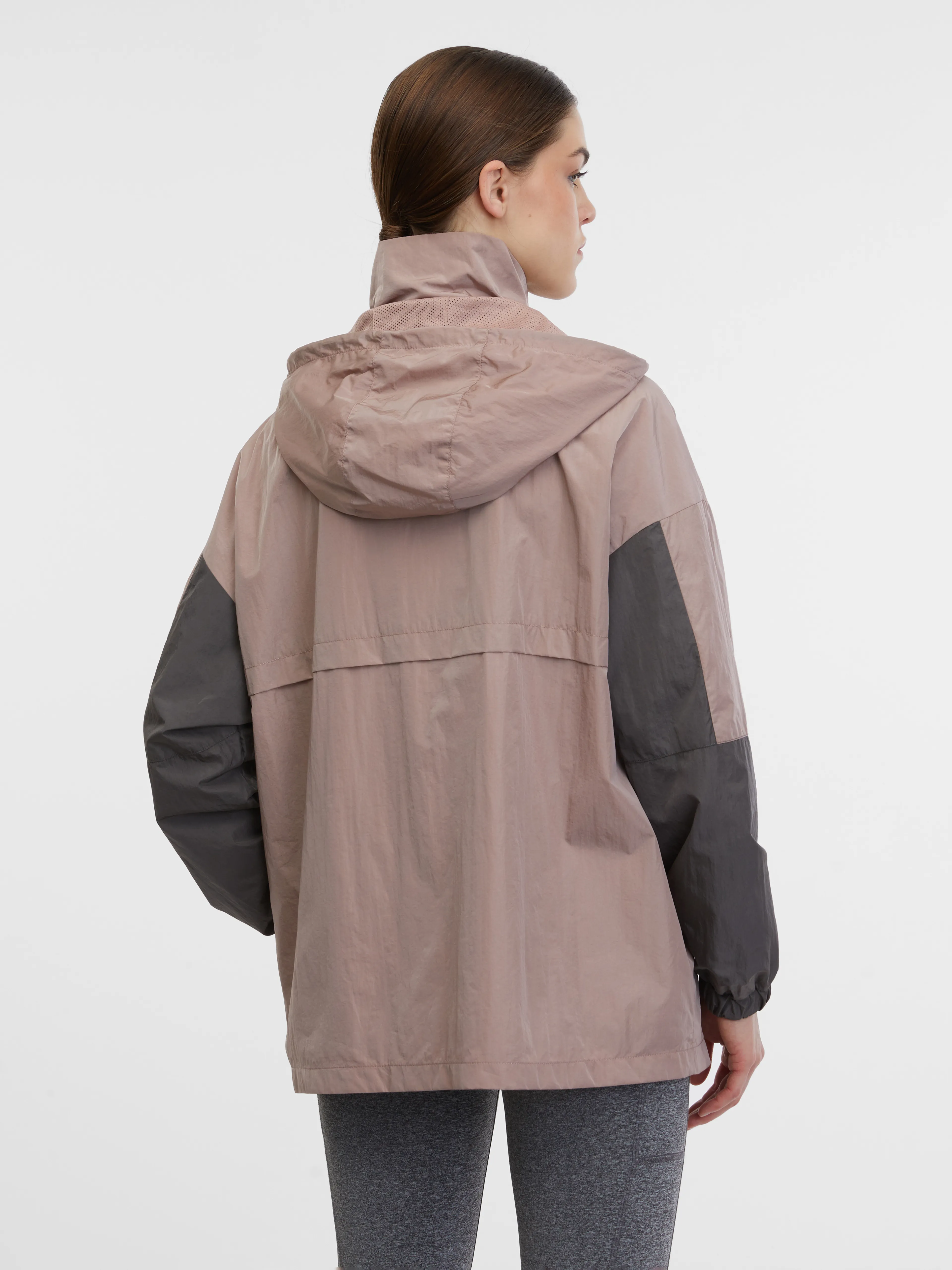 Hellrosa Damen-Sport-Leichtgewicht-Kapuzenjacke ORSAY
