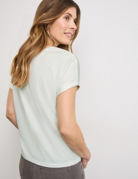 Kurzarmshirt mit Material-Patch