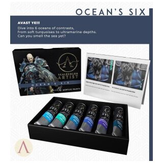 Artist Scale Color Set: Ocean´s Six (6x 20ml)