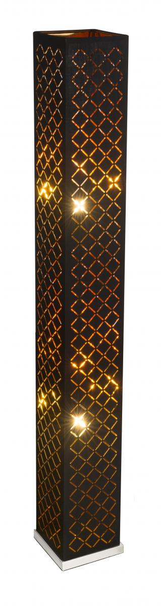 Globo Lighting - CLARKE - Stehleuchte Metall Nickel matt, 2x E27