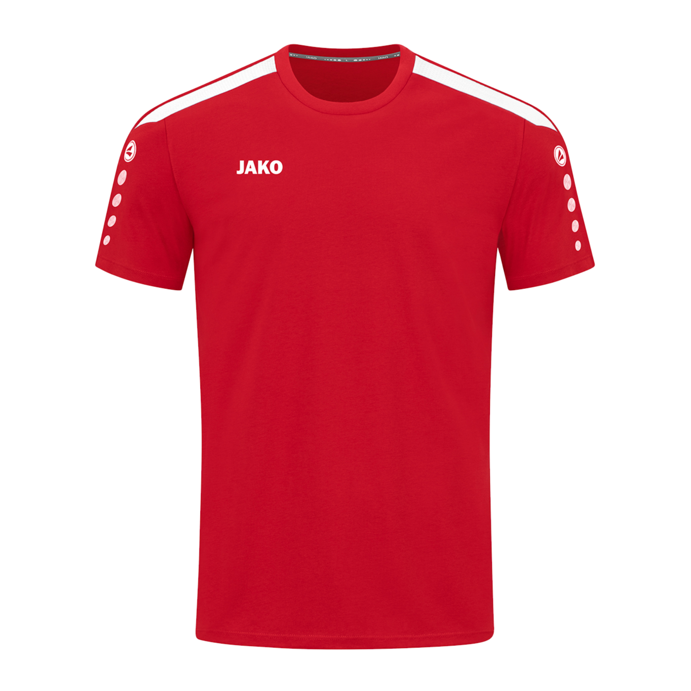 JAKO Power T-Shirt Kids Rot Weiss F100