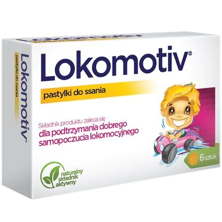 „Lokomotiv“, pastilės nuo judesio ligos vaikams ir suaugusiesiems