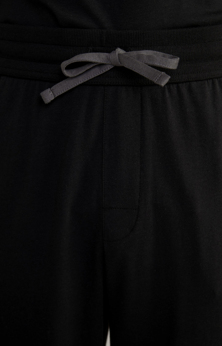 Loungewear Hose in Schwarz