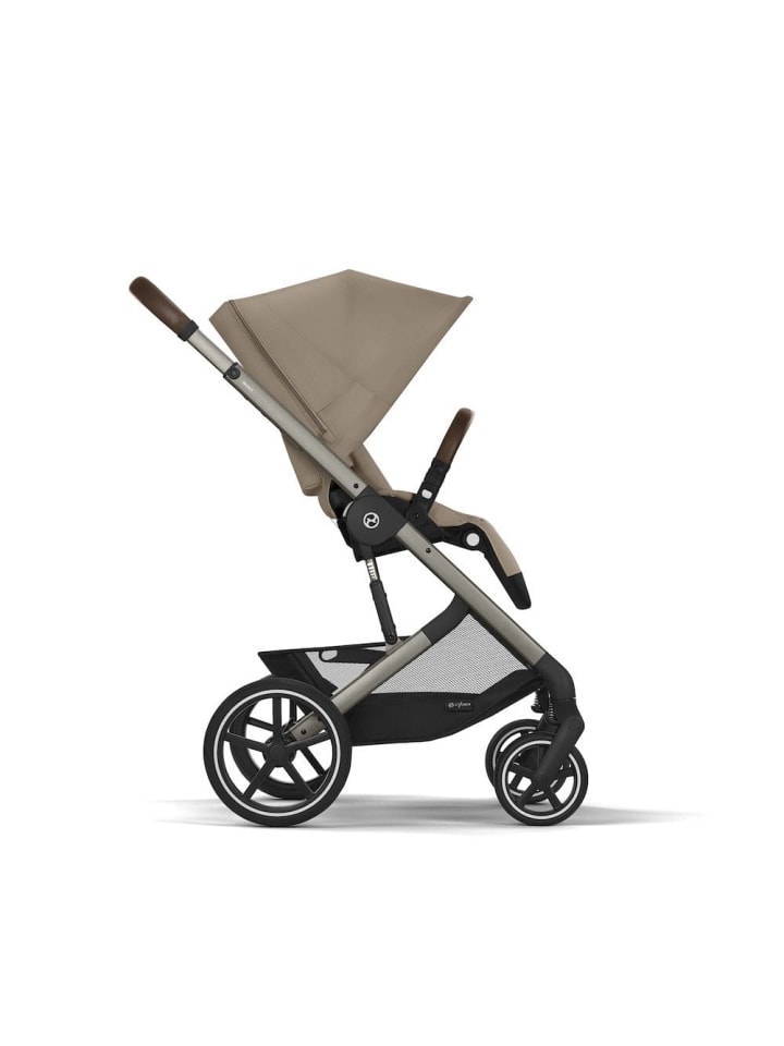 Cybex Cybex Balios S Lux Kinderwagen - Farbe: Almond Beige / Gestell Taupe günstig kaufen onesize