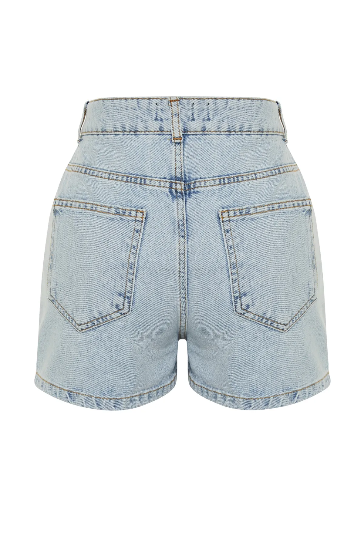 Trendyol Collection  Hellblauer Mini-Jeansshorts-Rock TWOSS23SR00190