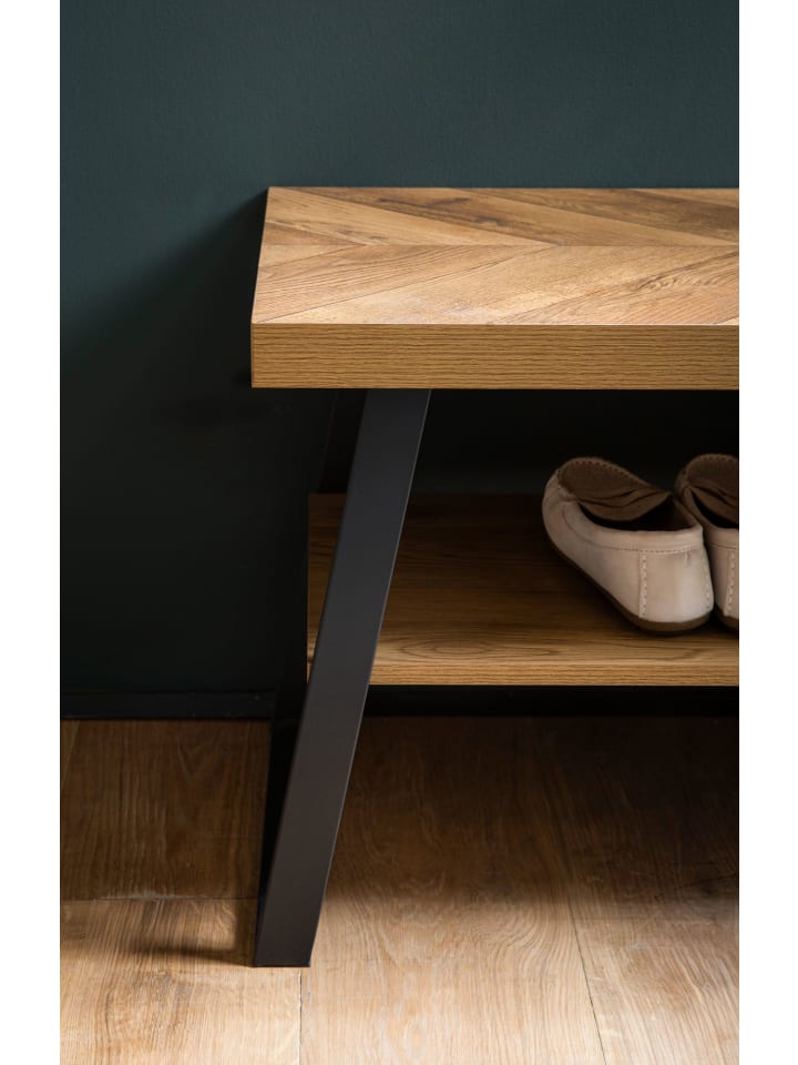 KADIMA DESIGN Schuhbank 100x41x40 cm Garderobenbank Eiche-Dekor, Sitzbank günstig kaufen onesize