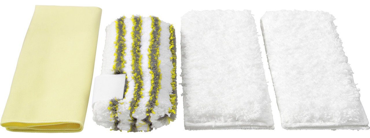 KÄRCHER Dampfreiniger Kärcher Tuchset Steam+Clean Bad für Dampfreiniger