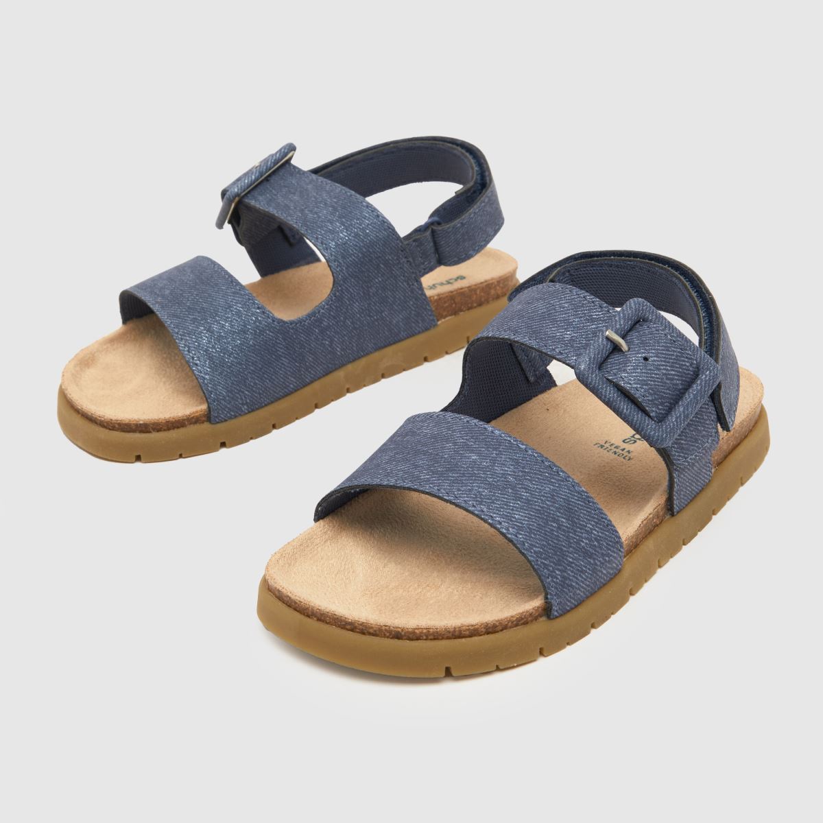 Schuh sötétkék tully talpbetét Lány junior szandál