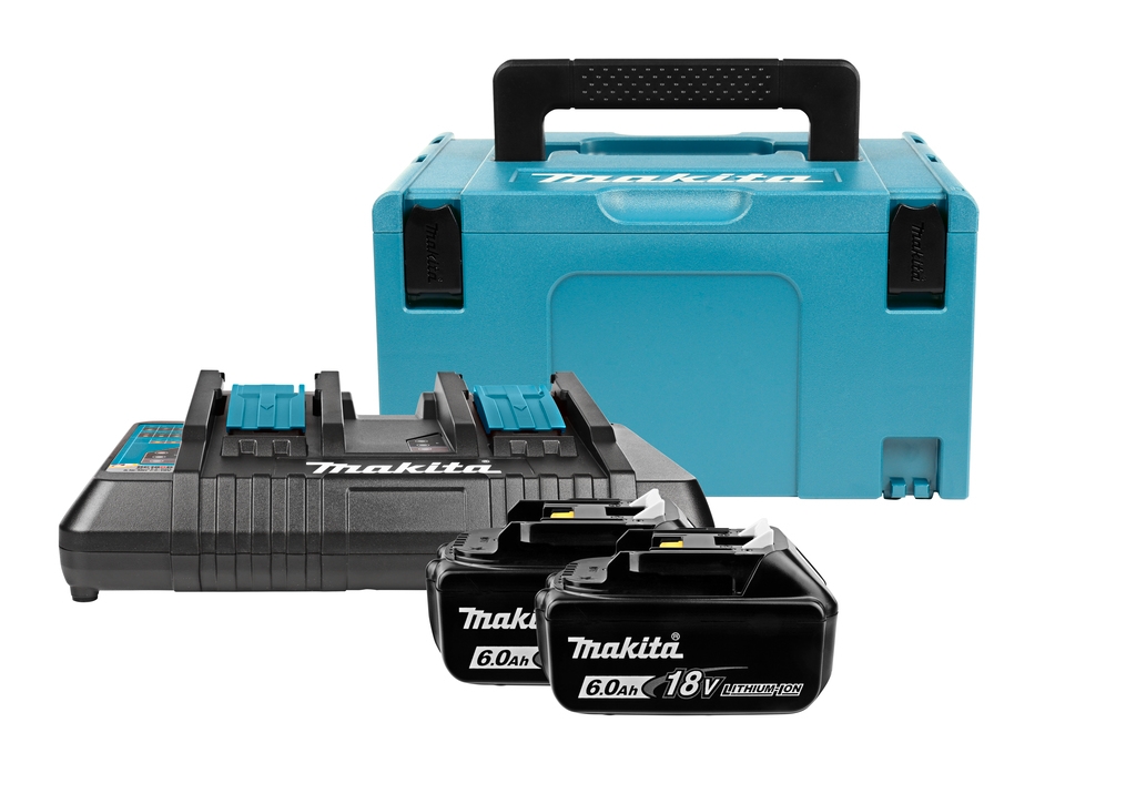 Makita pribor 198077-8 Početni set LXT DC18RD + 2x BL1860B
