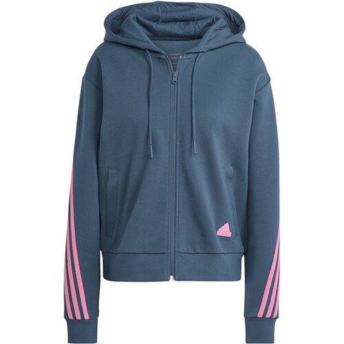 DAMEN KAPUZENSWEAT FUTURE ICONS 3-STREIFEN