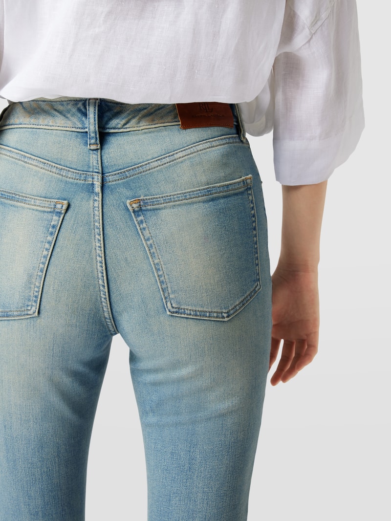 Skinny Fit Jeans im Used-Look in jeans