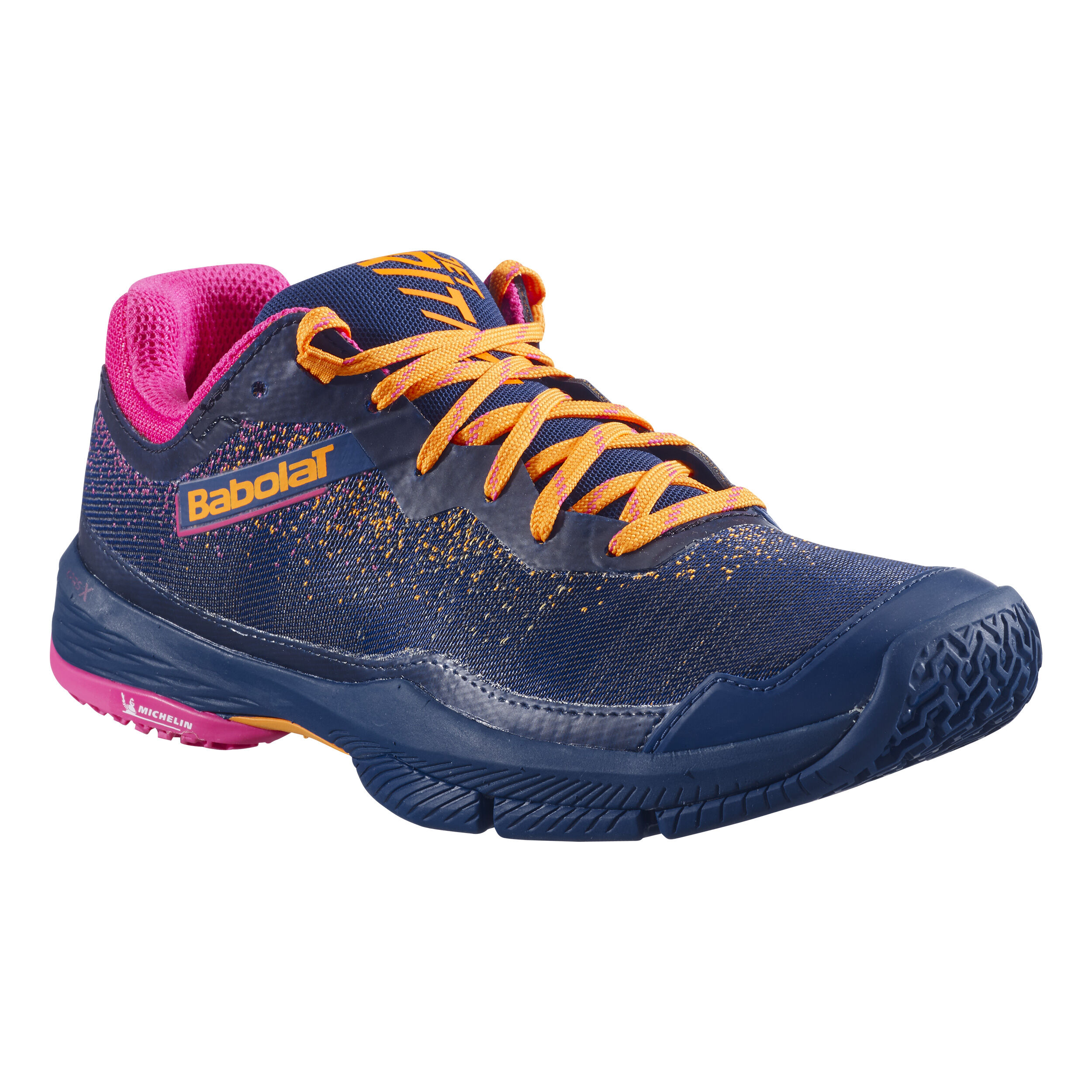 Jet Ritma Padelschuh Damen - Dunkelblau, Pink
