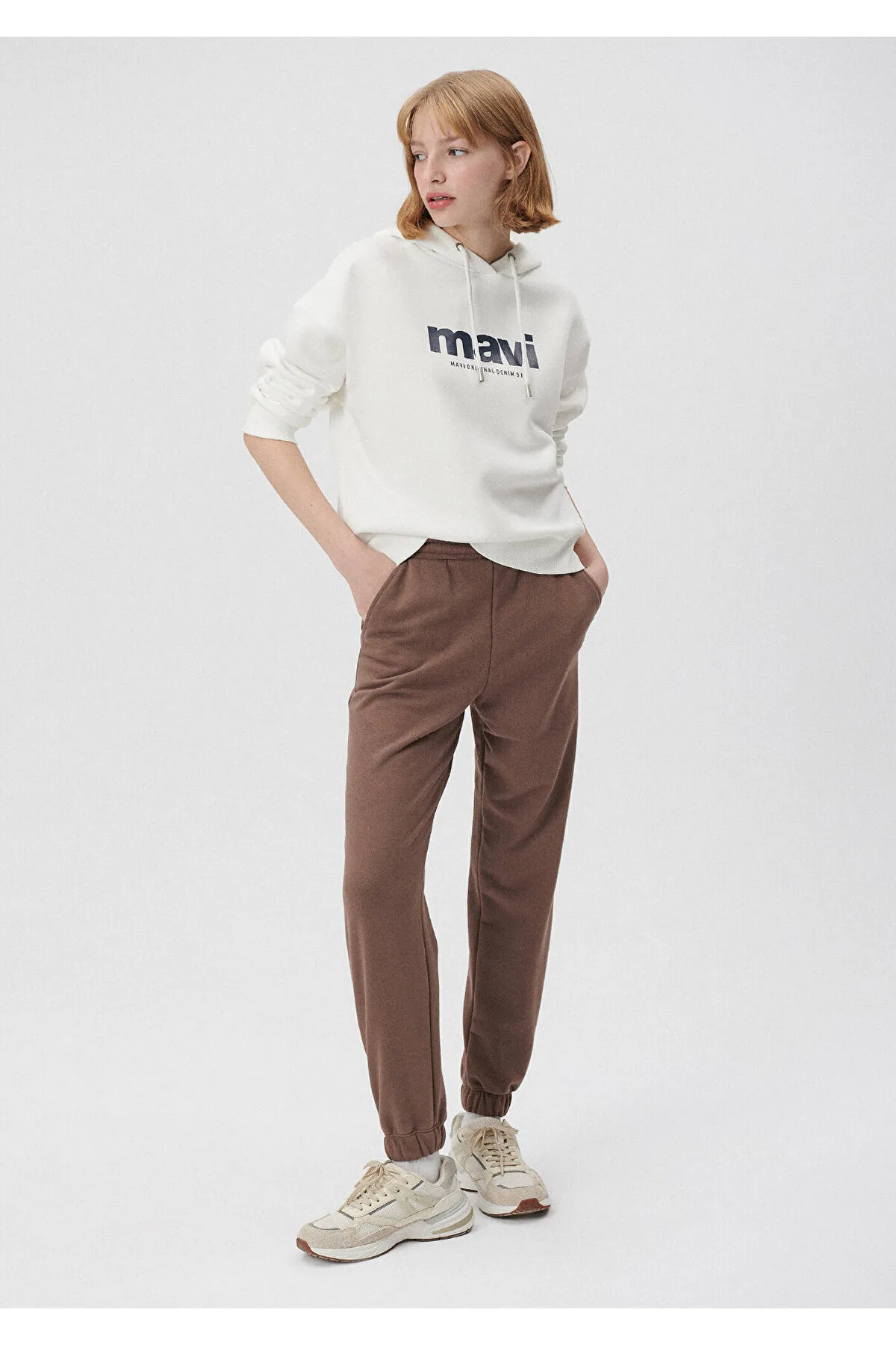 Mavi  Braune Basic-Jogginghose 1600823-70323