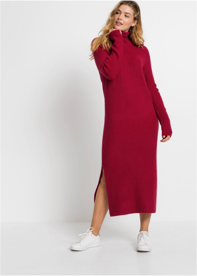 Strickkleid mit Rollkragen