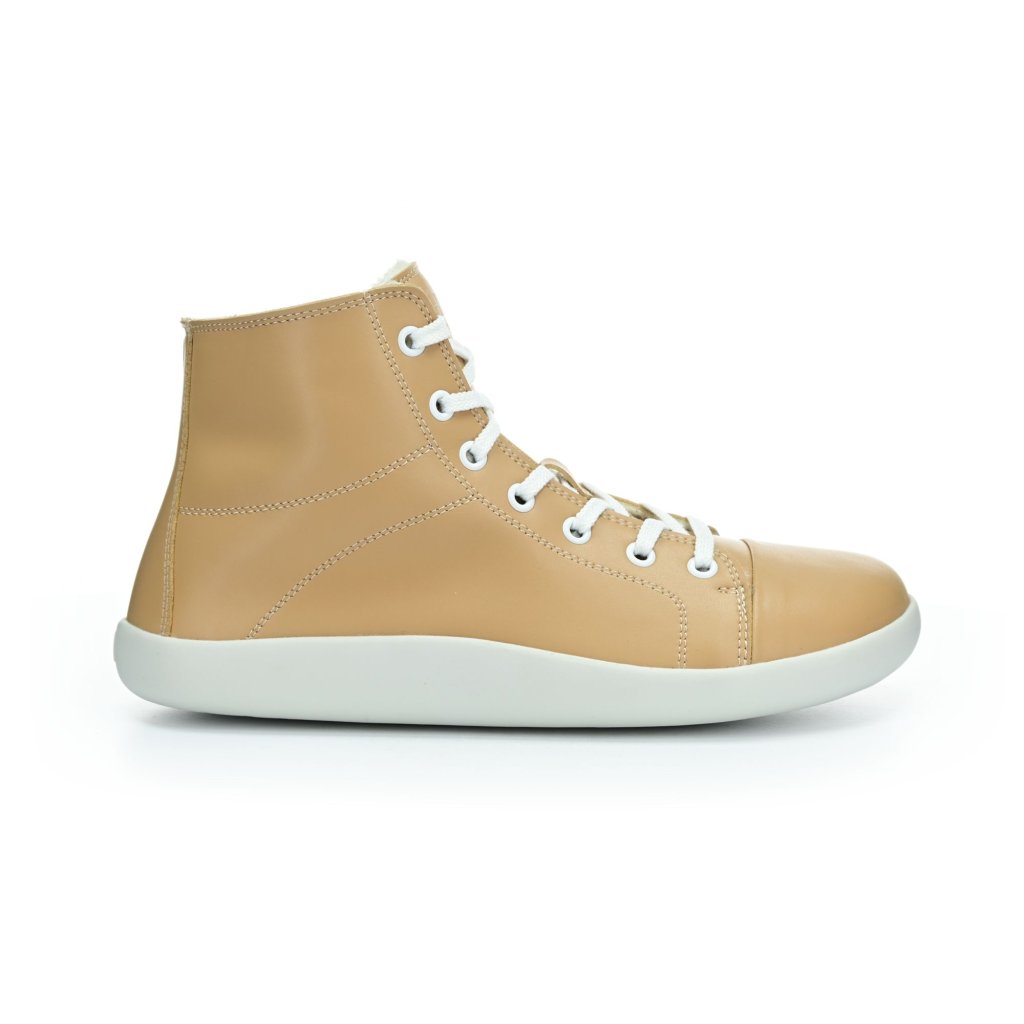 Ahinsa Tara Winter beige Knöchelsneaker