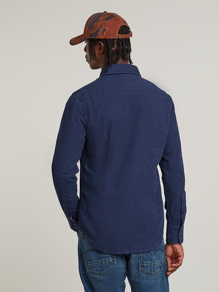 G-Star Hemd - Slim fit - in Dunkelblau günstig kaufen