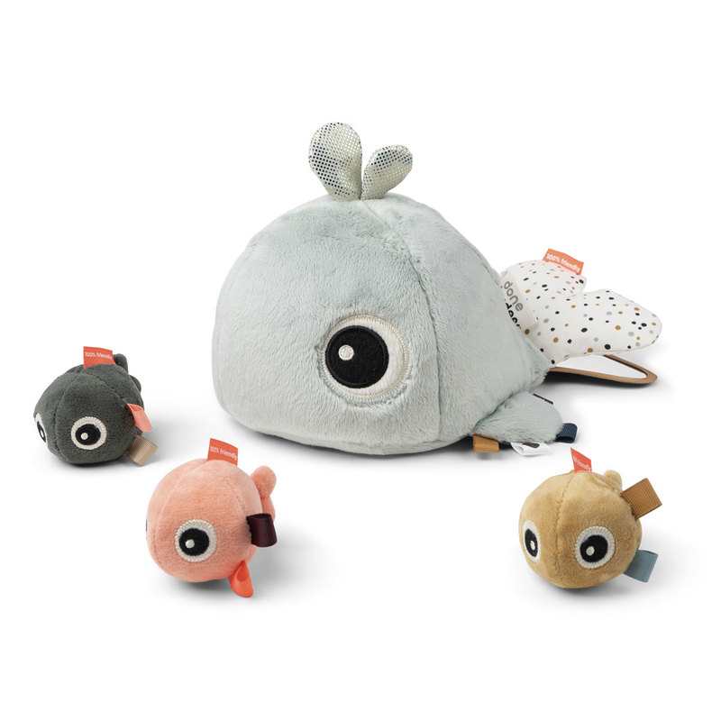 Baleine cache-cache Wally Bleu Done By Deer