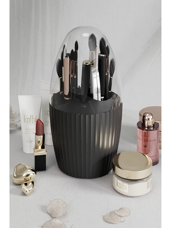 Violeta Home Make-Up Organizer in Schwarz - (H)25 x Ø 13 cm günstig kaufen onesize