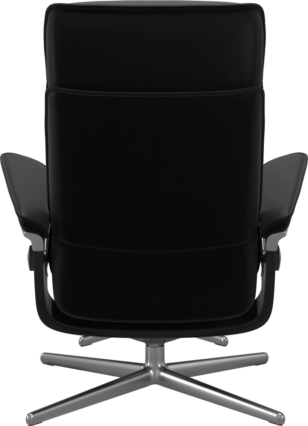 Stressless® Relaxsessel Admiral, mit Cross Base, Größe M & L, Holzakzent Schwarz